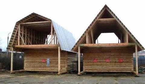 ломаные конструкции крыш