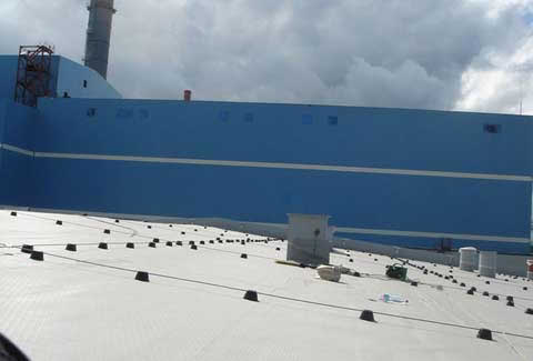 молниеприемная сетка на мягкой кровле