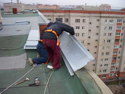 установка фартука