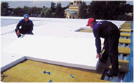 Утепление плоской деревянной крыши